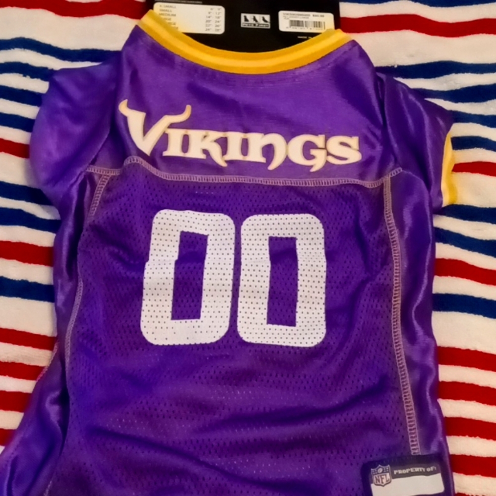 Official NFL Vikings Pet Jersey